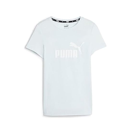 PUMA Ess Logo Tee G, T-shirt Bambine e ragazze, Icy Blu