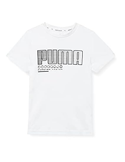 PUMA Active Sports Graphic Tee B Maglietta Bambini e Ra