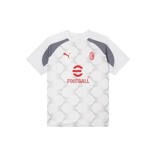 AC Milan Maglia Prematch 2023/24 T-Shirt Unisex - Bambini e Ragazzi 304963362