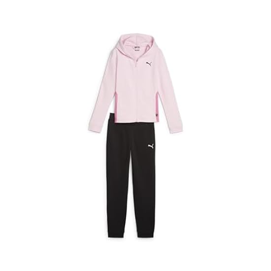 PUMA Hooded Sweat Suit TR cl G - Tuta Ragazze, Whisp Of Pink, 673586 168579086