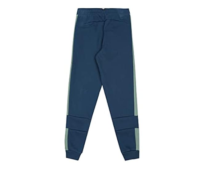 PUMA Ess+ Colorblock Pants FL Cl B Pantaloni, Blu Marino, 8 Anni Unisex-Bimbi 887994378