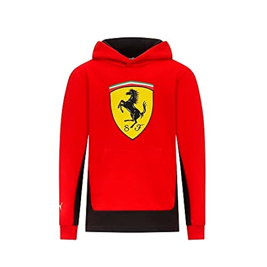 PUMA Scuderia Ferrari - Kids Big Shield Hoody - Red - Size: S 546827675