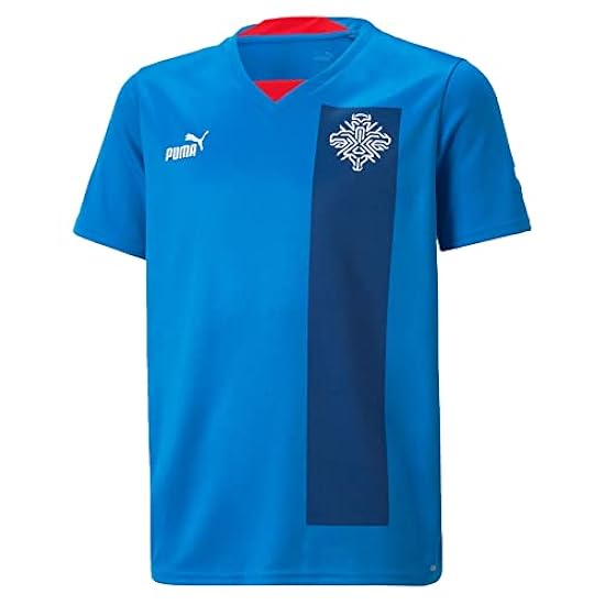 Puma 2022-2023 Iceland Home Football Soccer T-Shirt Maglia (Kids) 388869347