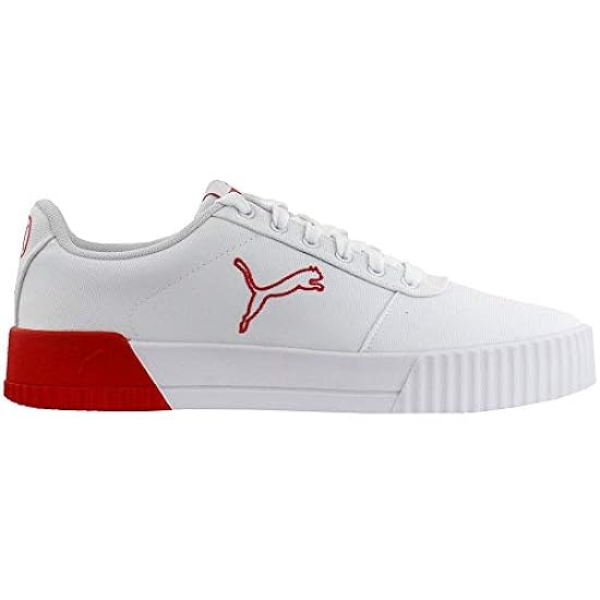 PUMA Womens Carina Estate Cat Outline Lace Up Sneakers 