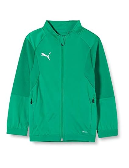 Puma Liga Training Jacket Jr, Giacca Tuta Unisex-Bambini, Verde (Pepper Green White), 116 716012668