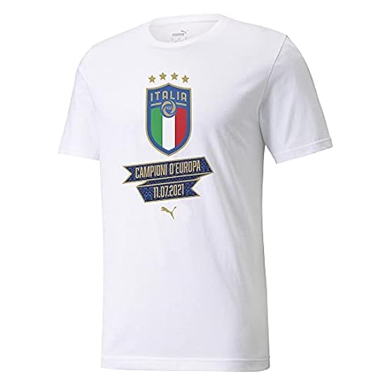 Puma 2021 Italy Euros Winners Tee (White) 185388051