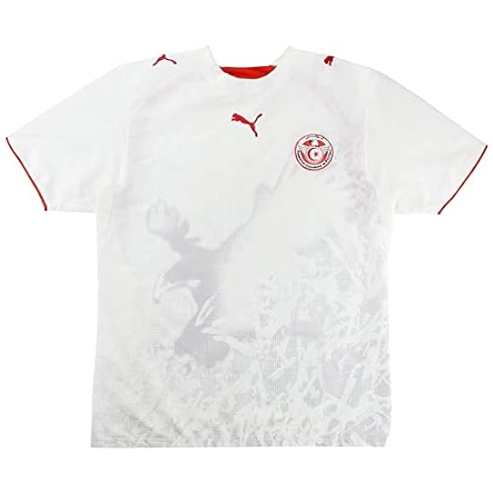 Puma 2006-2007 Tunisia Home Football Soccer T-Shirt Mag