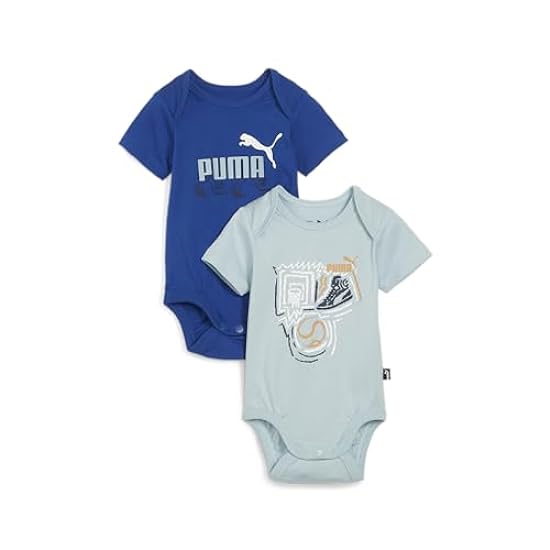PUMA MINICATS Newborn Bodysuit 2pcs Set - Complessivamente Adulti unisex, Turquoise Surf, 680598 279952944