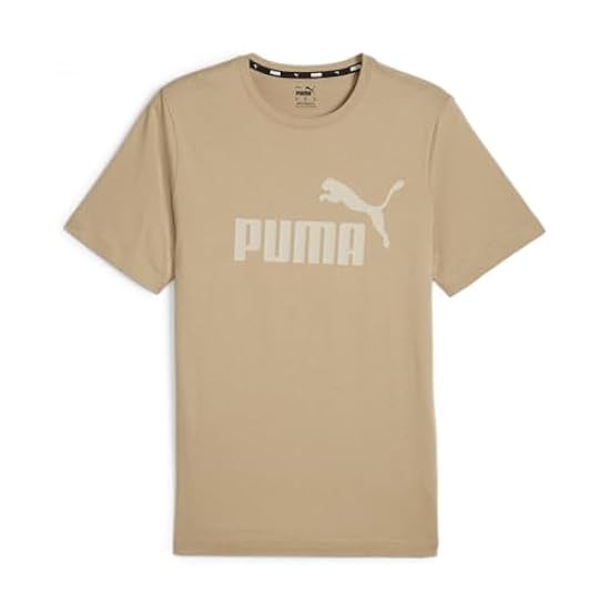 PUMA Ess Logo Tee (s), Prairie Tan, L Uomini 610751424