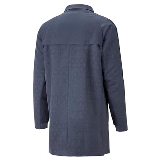 PUMA Giacca da uomo Dapper Dan X con cerniera intera, abbigliamento sportivo casual con tasche pullover - blu 375670679