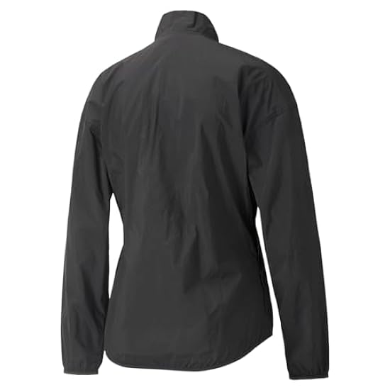 PUMA Womens Marathon Sheerwoven Jacket Running Casual Athletic Outerwear Breathable - Black - Size XL 748738848