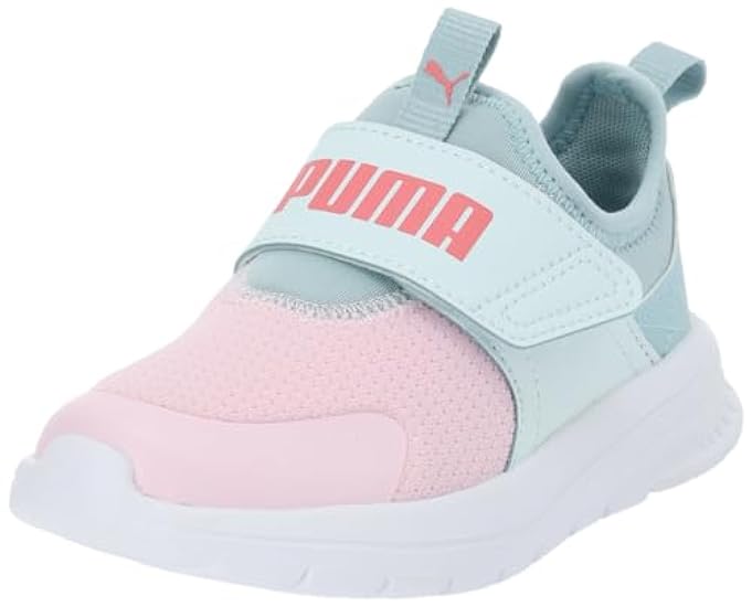 Puma Evolve PS 389135 Scarpe da tennis senza lacci per bambini (10) 7.5 pollici (7.5 pollici), liquefatto rosa/goccia di rugiada (10), 7.5 pollici 542927313