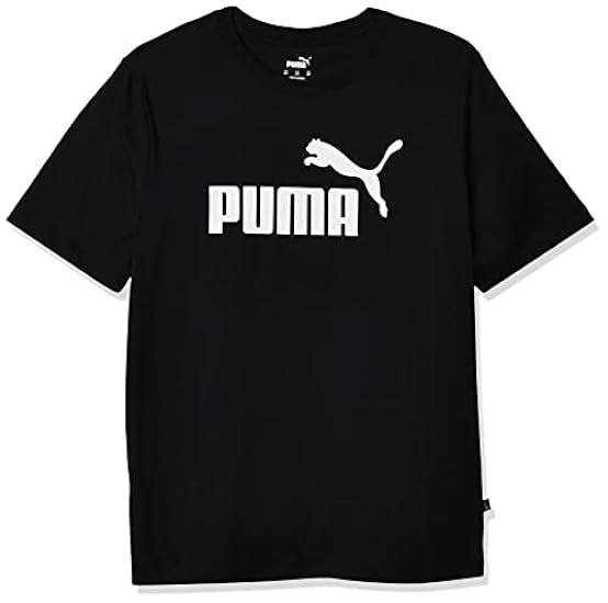 PUMA Mens Essentials Logo Tee Shirt, Puma Black, X-Larg