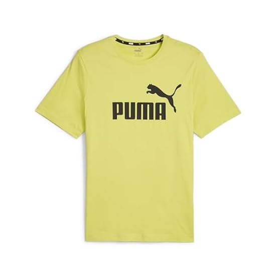 PUMA Ess Logo Tee (s), Uomini, Lime Sheen, L 676653441