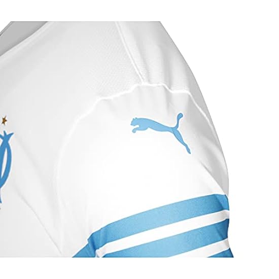 PUMA 2021-2022 Marseille Authentic Home Football Soccer T-Shirt Maglia 500206196