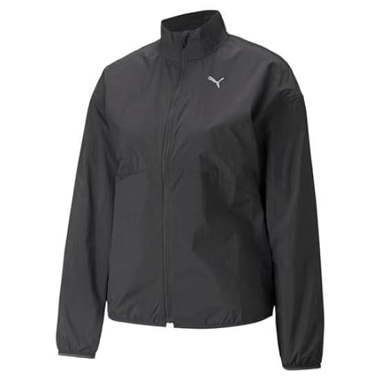 PUMA Womens Marathon Sheerwoven Jacket Running Casual Athletic Outerwear Breathable - Black - Size XS 023851120