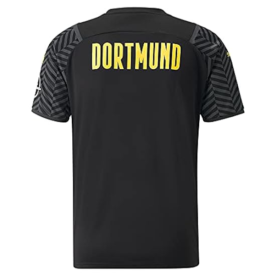 Puma Borussia Dortmund Stagione 2021/22 Attrezzatura da Gioco, Game-Kit Away, Uomo, Nera Asfalto, 3XL 074256315