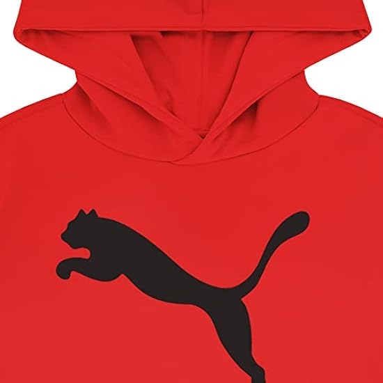 PUMA Boys´ Logo Pullover Hoodie, High Risk Red, 3T 204179627