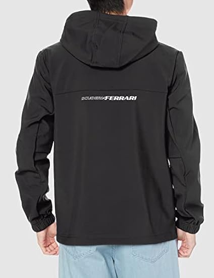PUMA Mens Ferrari Race Softshell Jacket Stretch - Black - Size S 483374113