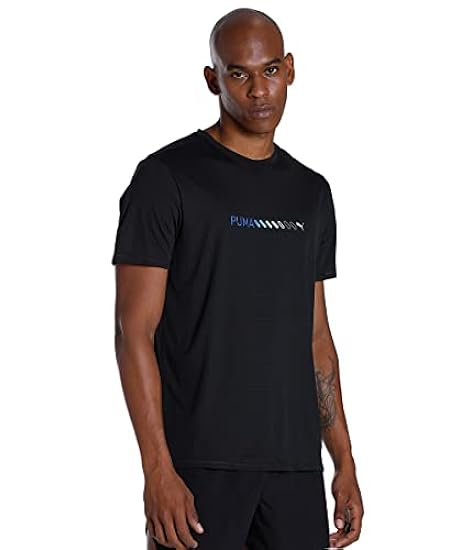 Puma Men Run Favorite Logo T-Shirt Abbigliamento da Run