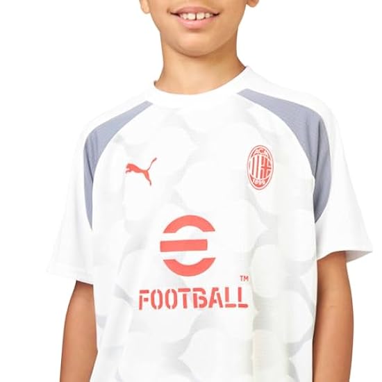AC Milan Maglia Prematch 2023/24 T-Shirt Unisex - Bambini e Ragazzi 304963362