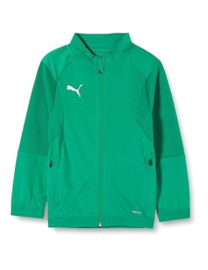 PUMA Liga Training Jacket Jr, Giacca Tuta Unisex-Bambini, Verde (Pepper Green White), 152 609341443