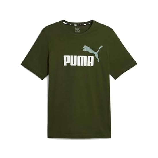 PUMA Ess+ 2 col Logo Tee Maglietta, Multicolore, XL Uni