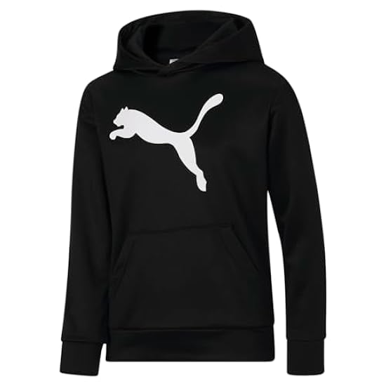 PUMA Kids Boys Classics Cat Logo Hoodie Casual Athletic Outerwear Casual Hoodie - Black - Size S 121101136