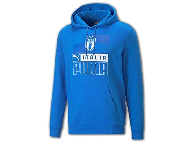 Puma 2022-2023 Italy FtblCore Hoody (Blue) 943390098