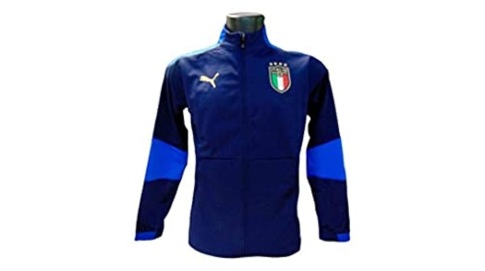 PUMA Giacca Calcio Junior Training Jacket FIGC Blu 176 800352603