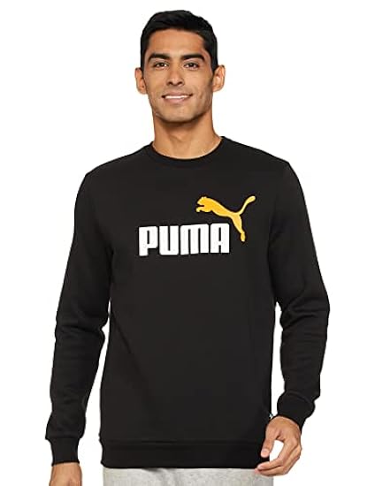 PUMA Ess+ 2 col Big Logo Crew FL Sudore Uomo 629658949