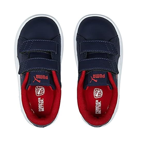 PUMA Smash 3.0 Leather V Sneakers Babys, Scarpe da Ginnastica Unisex-Bambini e Ragazzi 688961614
