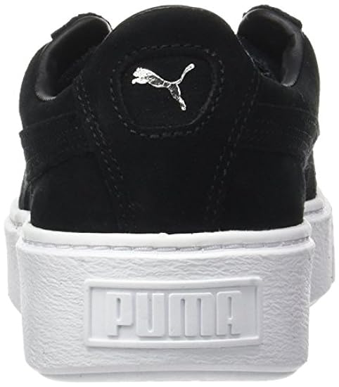 Puma Suede Platform, Scarpe da Ginnastica Basse Donna, Nero Black Black White, 40 EU 445193522