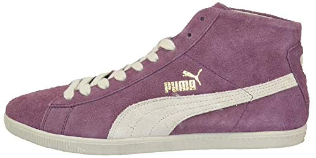 Puma Glyde Mid vintage viola Borgogna grigio scarpe in pelle scamosciata per donna 670449366