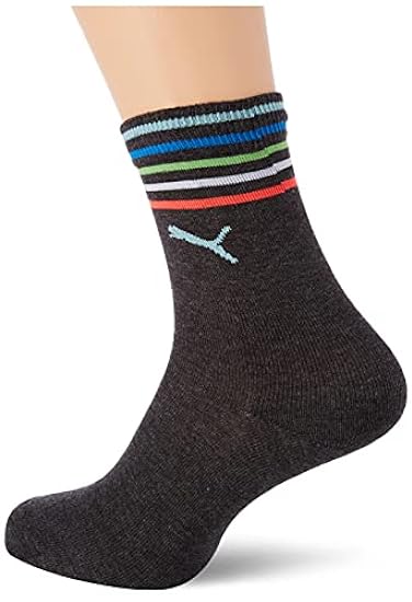 PUMA Children´s Over-Print Socks Confezione da 2 Calzini con Logo Bambini (Pacco da 2) Unisex-Bimbi 312715231