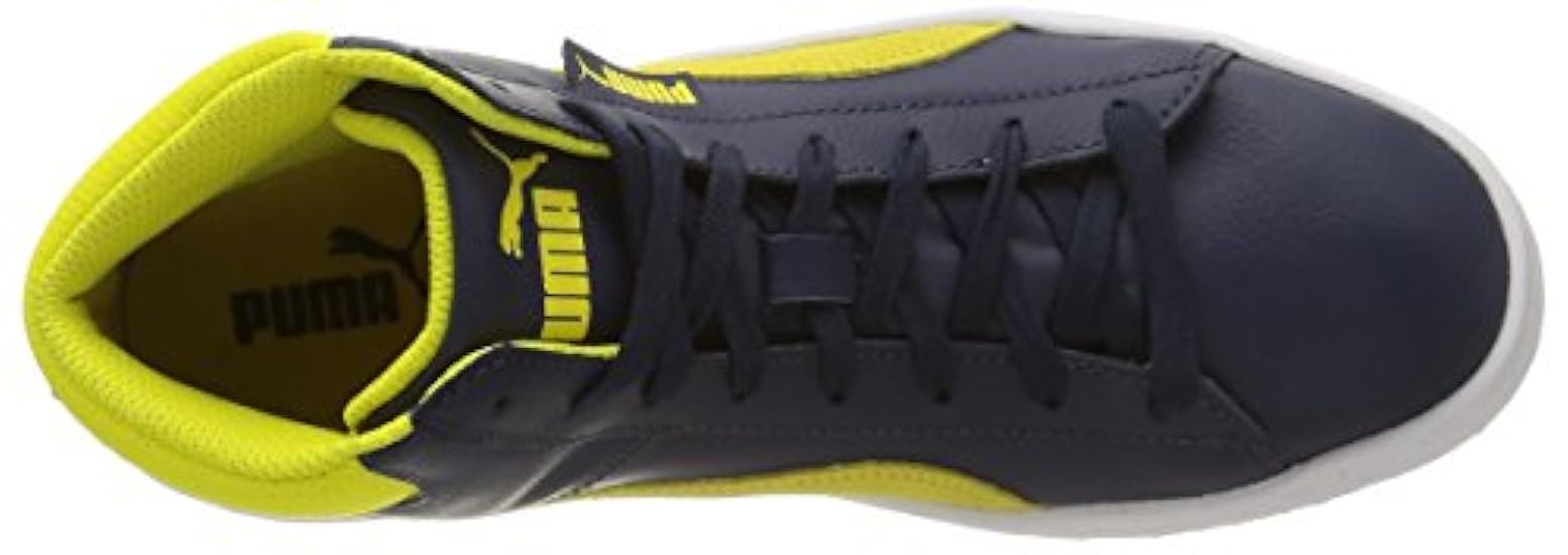 Puma 1948 Mid L Sneakers, Bambino, Blu (Peacoat/Blazing Yellow), Taglia 38.5 426682511