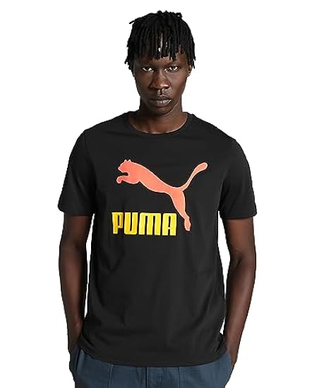 PUMA Classic Logo Tee (S) Maglietta Unisex-Adulto 633199925