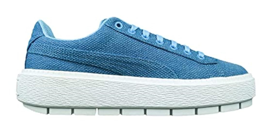 PUMA Basket Platform Trace Denim Donna Cleated Low Top Sneakers 367834 01 B77A 754480814