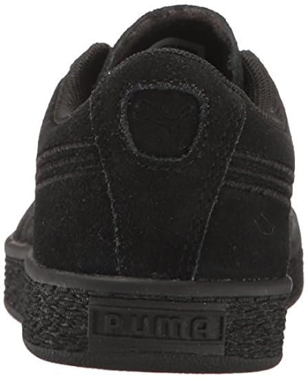 PUMA Unisex-Kids Suede Classic Badge Sneaker, Puma Black-Puma Black, 6 M US Big Kid 947868301