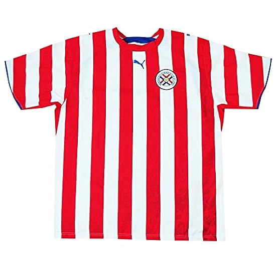 Puma 2006-2007 Paraguay Home Football Soccer T-Shirt Ma