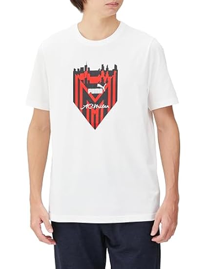 PUMA AC Milan T-Shirt Ftbl Icons, Adulto, Unisex 130551203