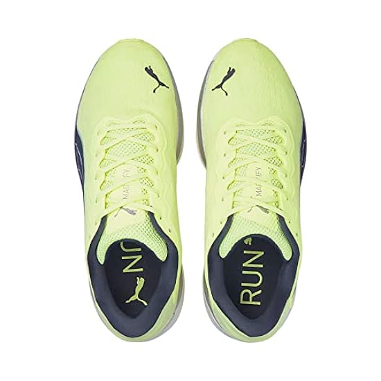 PUMA Men Magnify Nitro Neutral Running Shoe Running Shoes Yellow - Grey 9,5 945446840