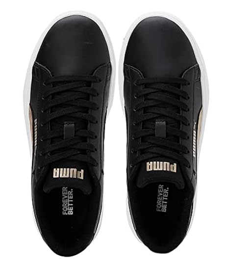 Puma Sneaker da donna Smash Platform v3 Space Metallics 389402 Puma Black-Puma Gold-Puma White 928942478