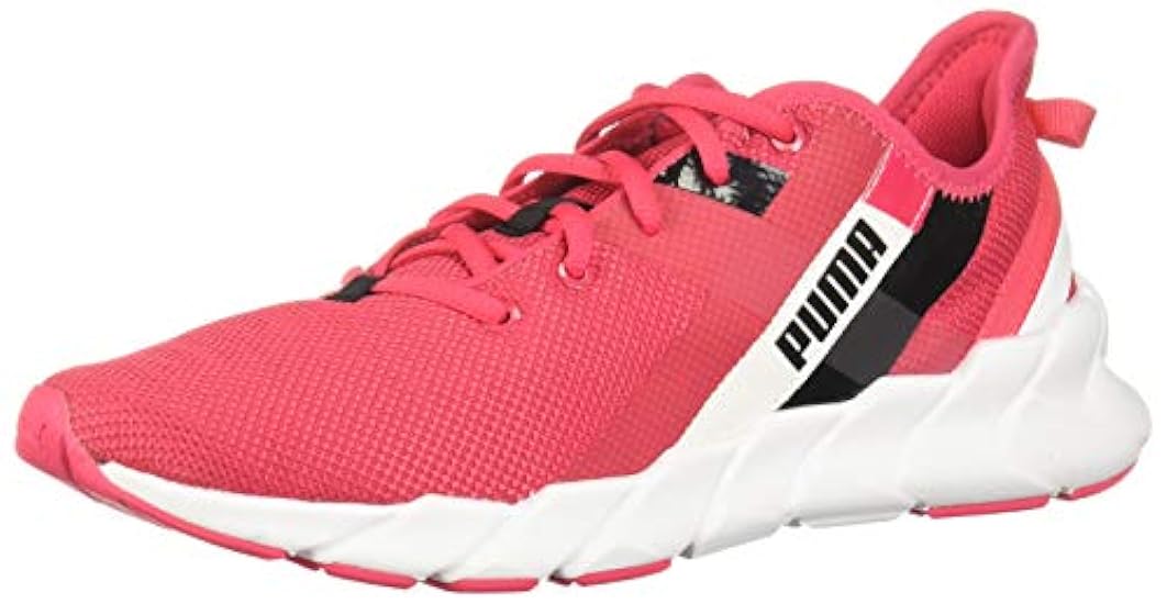 PUMA Womens Weave Xt Shift Sneaker - Red White,Red Whit