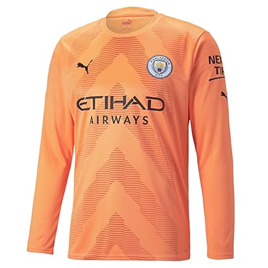 Puma 2022-2023 Manchester Blues LS Goalkeeper Football Soccer T-Shirt Maglia (Electric Blue) 401982254