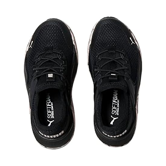 PUMA Pacer Future Hook and Loop Sneaker, Marble Black-Chalk Pink, 1.5 US Unisex Little Kid 247399833