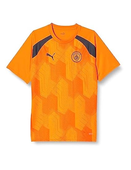 2023-2024 Man City Pre-Match Jersey (Orange) 105169385