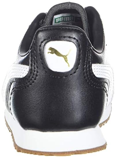 PUMA Boys´ Roma Anniversario Sneaker Black White, 7 M US Toddler 688836948