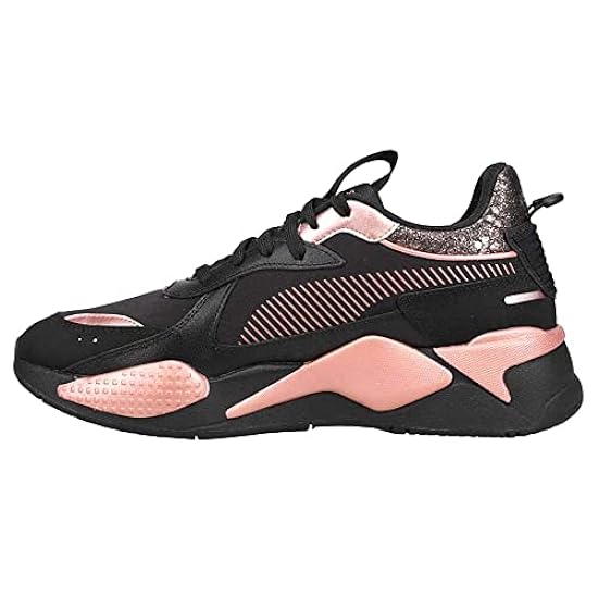 PUMA Da Donna Rs-X Nero Rose Lace Up Sneakers Scarpe Ca