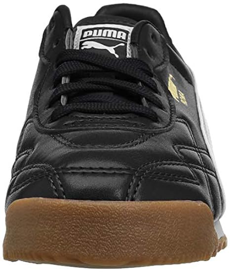 PUMA Unisex Roma Anniversario Kids Sneaker Black White, 11 M US Little 024467615
